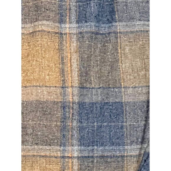 Valor Collective Plaid Flannel Shirt S Soft 2 Pocket Boho Comfortable - Picture 10 of 16